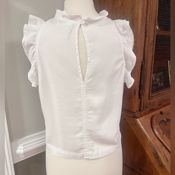 Bella Dahl Mock Neck Ruffle Top - Picture 5 of 7